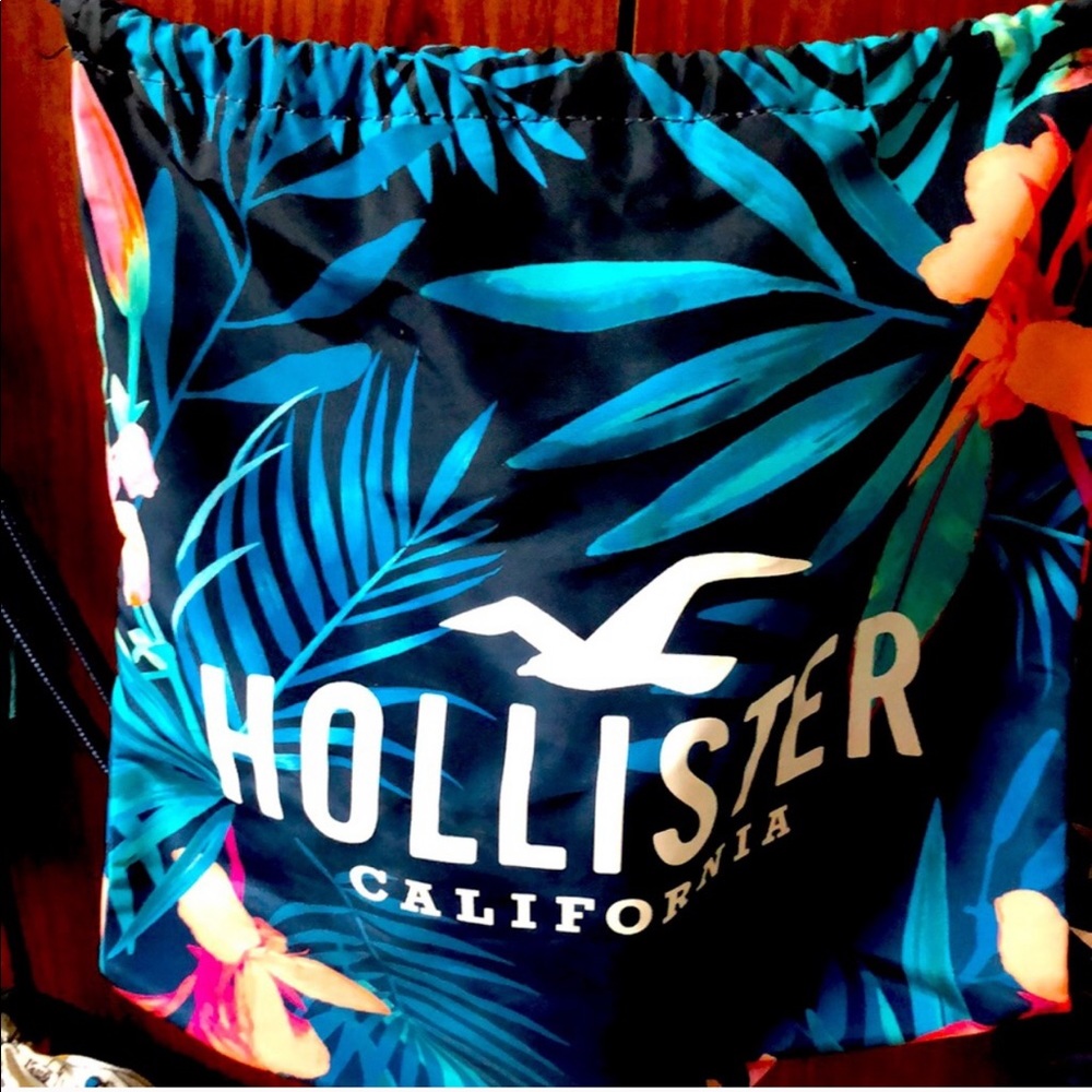 Hollister drawstring backpack